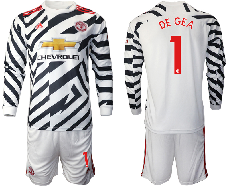 2021 Men Manchester united away long sleeve #1 soccer jerseys